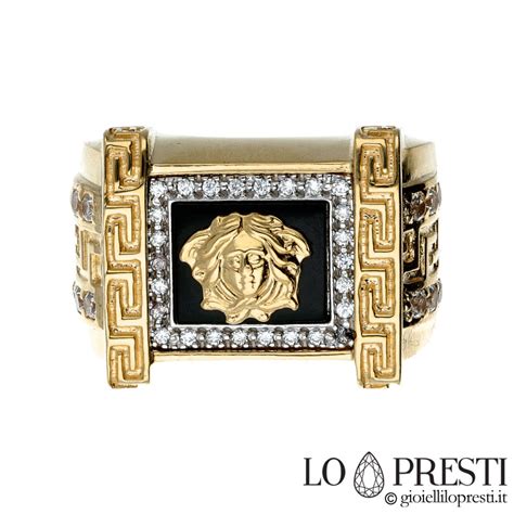 anelli da mignolo versace|Anelli da uomo di Versace .